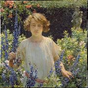 Charles Courtney Curran Betty Newell oil painting picture wholesale